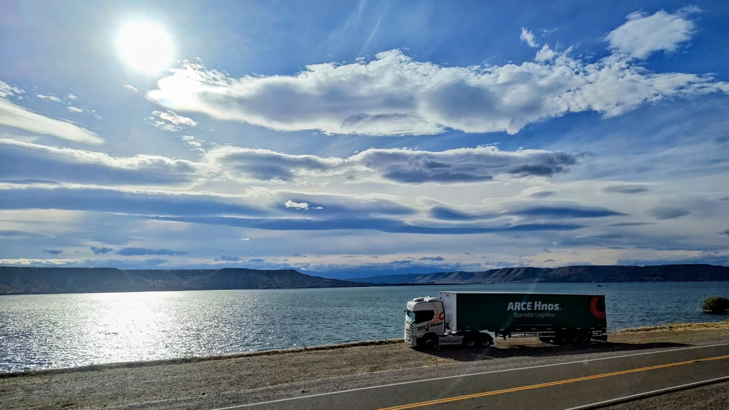 Sider de Arce Hnos. recorriendo la Patagonia